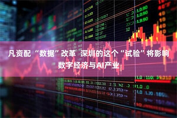 凡资配 “数据”改革  深圳的这个“试验”将影响数字经济与AI产业