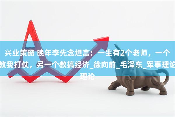 兴业策略 晚年李先念坦言：一生有2个老师，一个教我打仗，另一个教搞经济_徐向前_毛泽东_军事理论